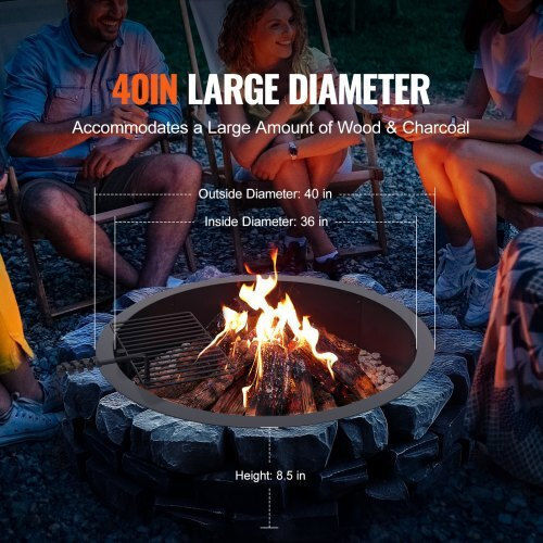 Vevor Εστία Μαγειρέματος για Camping 40x40εκ.