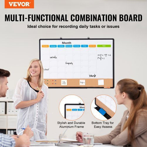Vevor Cork Notice Board 91.44x60.96cm