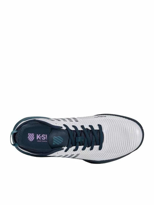 K-Swiss Men's Tennis Shoes for Hard Courts White