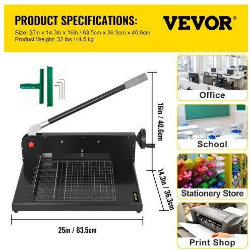 Vevor Office Cutting Machine Trimmer 30.48cm A4
