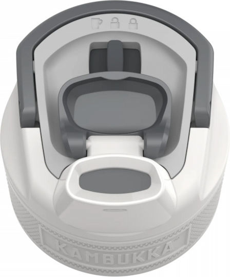 Kambukka Elton Insulated Μπουκάλι Θερμός Ανοξείδωτο 600ml Chalk White