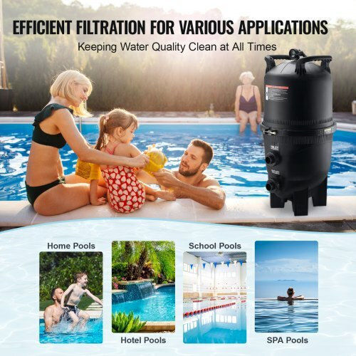 Vevor Pool Filter 30 sq.m for Inground & Above Ground Pools Yctsglqdxycbtsgrmv0