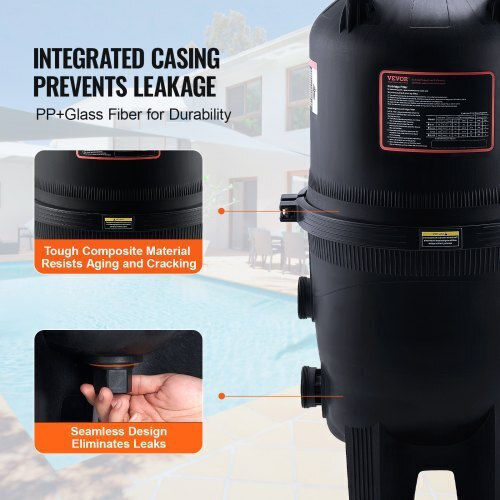 Vevor Pool Filter 49 sq.m for Inground & Above Ground Pools Spa Inflatable Pools Yctsglqdxycb9f620v0