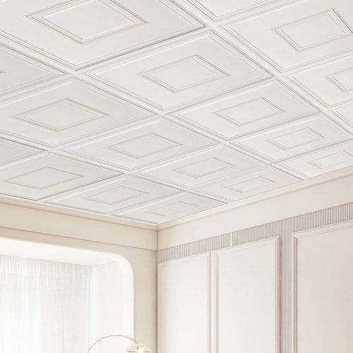 Vevor Плочка За под На закрито Матов 60.96x60.96см White