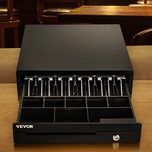Vevor Cash Drawer with 8 Coin Slots and 5 Slots for Bills