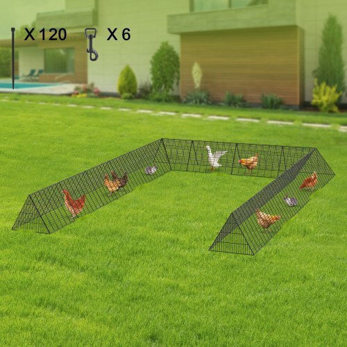 Vevor Metallic Poultry Coop Length 2.36 m
