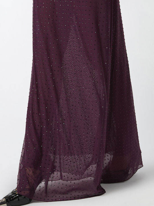 Le Havre Maxi Fustă cu Tul Purple