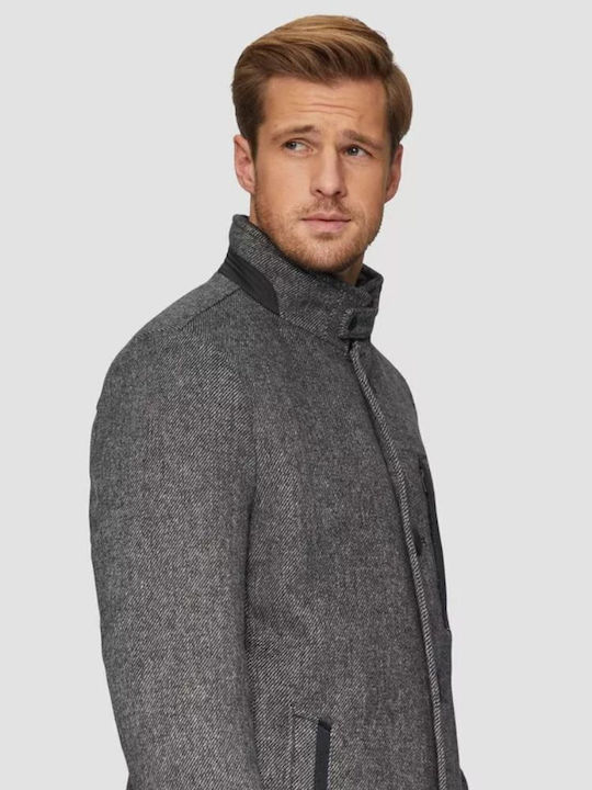 s.Oliver Men's Half Coat grey