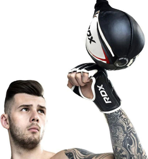 RDX Leather Speed Punching Bag Black