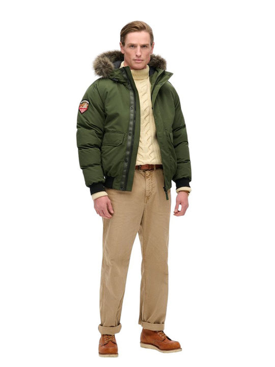 D3 Ovin Everest Jachetă Bomber Verde