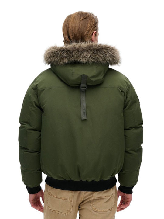 Superdry D3 Ovin Everest Jacket Bomber Green