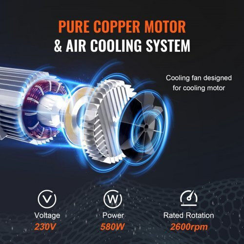 Електрически верижен телфер Vevor 500 кг 4.5 м повдигане Ddhlhlcs25mdb0v1hv2