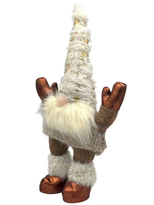 Figoura Christmas Figure Dwarf Brown Height 35cm