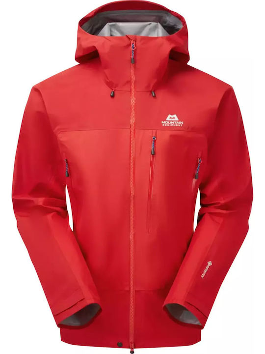 Winter Jacket Hardshell Waterproof and Windproof Red