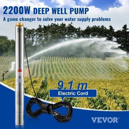 Vevor Αντλία Γεωτρήσεων 2.93hp SJQSBMBNZ220VXI38V2