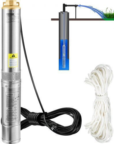 Vevor Μονοφασική Αντλία Γεωτρήσεων 750W SJQSBNZOC750W3JTDV2