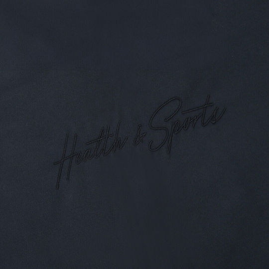 H&S Πετσέτα Microfiber Σώματος 190gr/m² Μαύρη 100x150εκ.