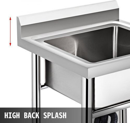 Vevor Faucet Single 60X60X80DCBXGSC01V0 44.45x25.4x41.91cm