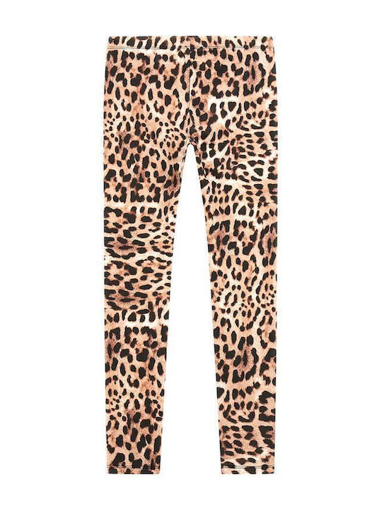 Guess Kids Long Legging Animal Print Brown