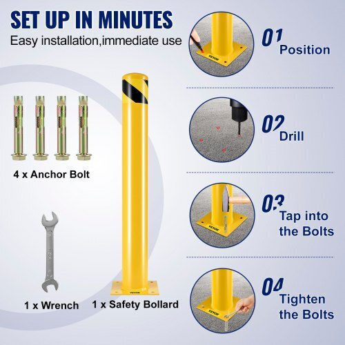 Vevor Cone Yellow W11.4xH11.4cm