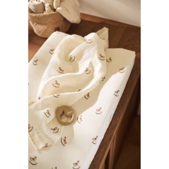 Jollein Changing Pad Cover made of Fabric Nostalgic Ride 50x70cm