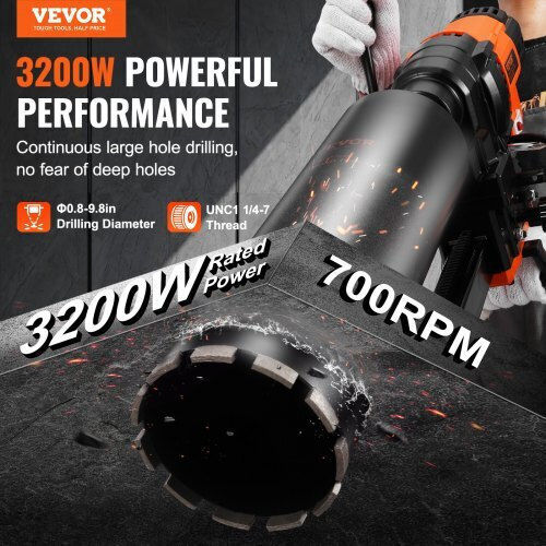 Vevor LSJGSZKJ250M41JHRV2 Base Core Drill