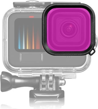 Puluz Pu901p Purple Diving Color Lens Filter Gopro Hero 12 Hero 13 Hero 10 Hero 9 Hero 11