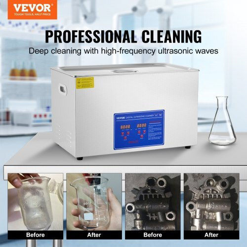 Vevor Ultraschallreiniger 30lt Edelstahl mit Digitalem Timer