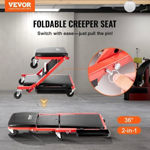 Vevor 36" Πτυσσόμενο Σκαμπό Συνεργείου 300 Lbs Kzdxctbyxj36a0o8iv0