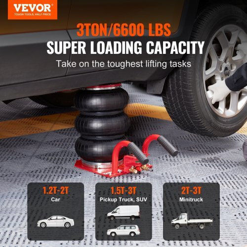 Air Powered Car Jack with Lifting Height up to 45cm and Maximum Pressure up to 3 Tons QNQJDSTSDB3T6FRDFV0