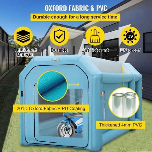 Vevor Vehicle Spray Booth with Blowers and Air Filter