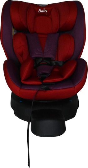 ForAll Baby And Kid Baby Car Seat with Isofix Red 0-36 kg