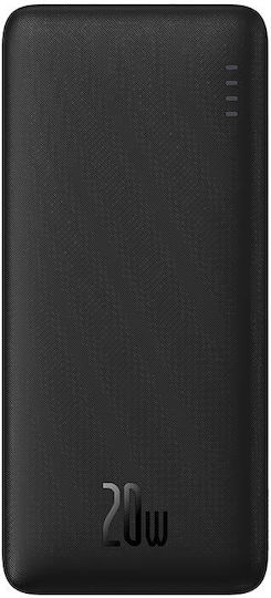 Baseus Airpow Power Bank 20000mAh 20W с USB-A порт и USB-C порт Черен