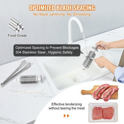 Vevor 450W Stainless Steel Electric Meat Tenderizer Machine