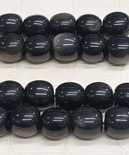 Roloi Komboloi Glass Worry Beads Black 34cm