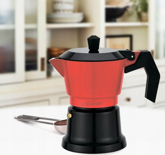 Maestro Electric Stovetop Espresso Pot for Red