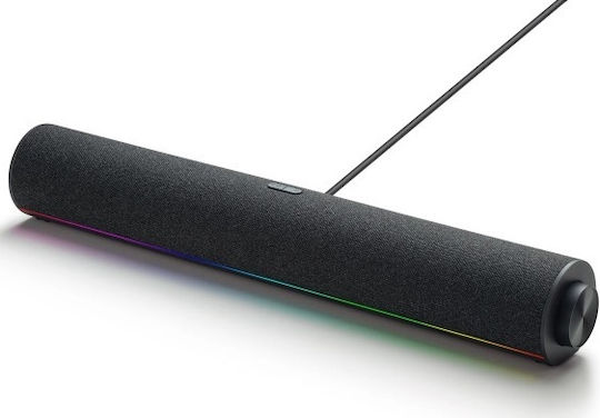 Xiaomi Desktop Speaker Безжични компютърни тонколони Компютърни тонколони 2.0 с RGB осветление и Bluetooth в Черен цвят