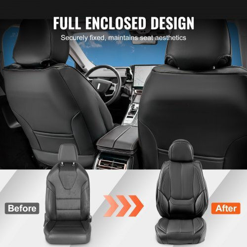 Vevor Car Cover Set 13pcs Leatherette Black