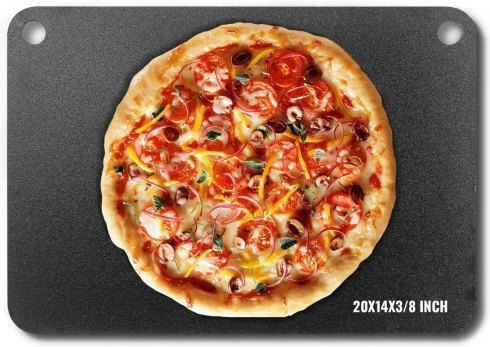 Vevor Antihaft Backblech Pizza mit Rostfreier Stahl Wohnung Oberfläche 50.8x35.56x3cm