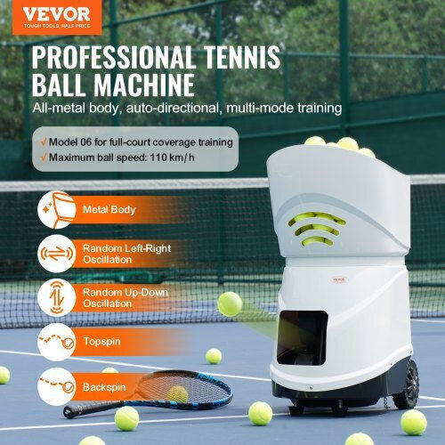 Portable Automatic Tennis Ball Launcher Machine Vevor Training Wqfqjyx06jcksgf84v2