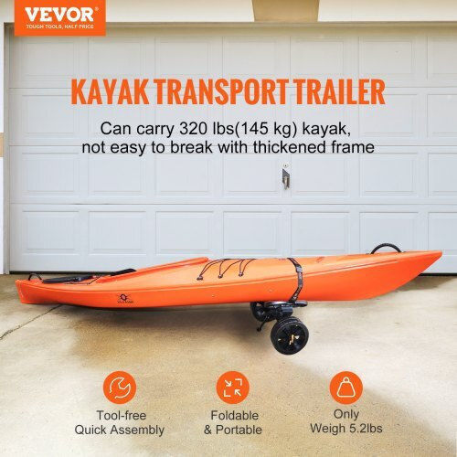 Vevor S320LBS10INCHRSSKV0 Τρέιλερ Μεταφοράς για Κανό & Kayak