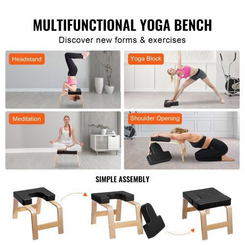 Yoga Bench Vevor Headstand Inversion Exercises Yjdldhshmdcb9uad2v0