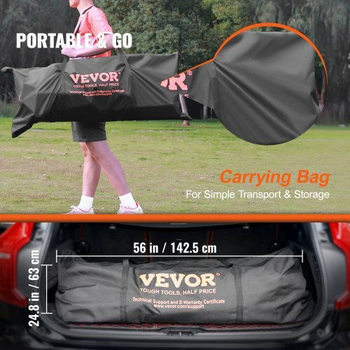 Vevor Football Goal 365.76x182.88x121.5cm