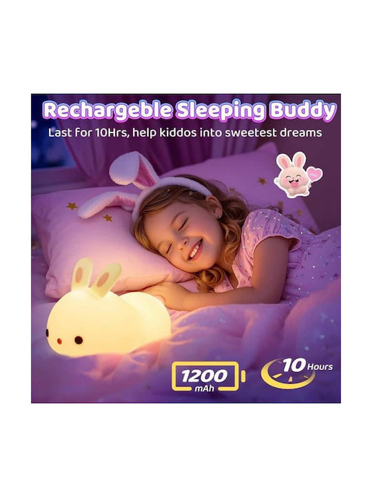 ForHome LED Kinder Dekorative Lampe mit Farbwechsel Weiß