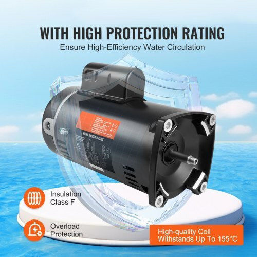 Vevor Pool Water Pump Filter Single-Phase with Power 0.75hp