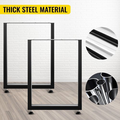 Set of 2 Metal Table Legs Vevor 28x23 Inches Dining Room Computer Desk Zths600x720mm0001v0