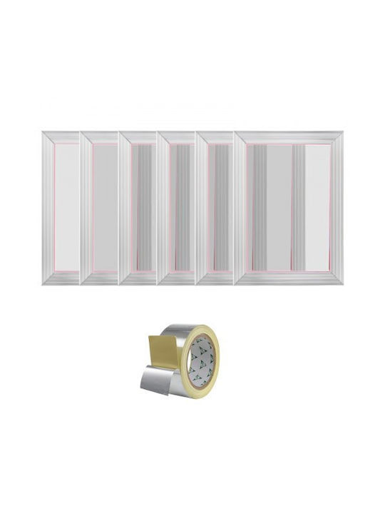 Σετ Μεταξοτυπίας Vevor Πλαίσιο 10x14in 110 Δίχτυ 6τμχ Sykjd61101014x54uv0