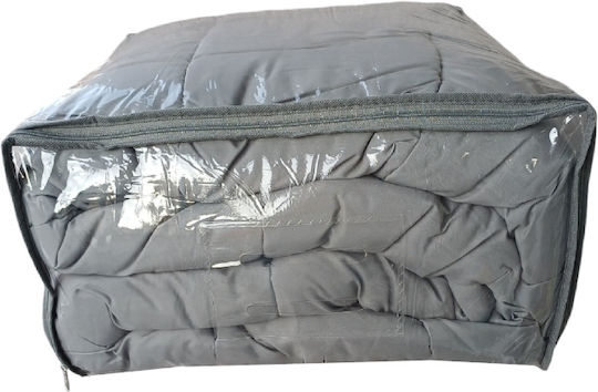 BS Collection Duvet Queen with Microfiber Filling 220x240cm Gray