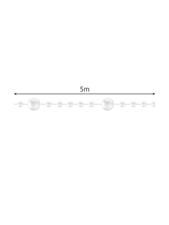Christmas Tree Garland Pearls 5m Ruhhy 22499