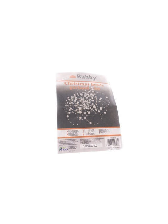 Christmas Tree Garland Pearls 5m Ruhhy 22499